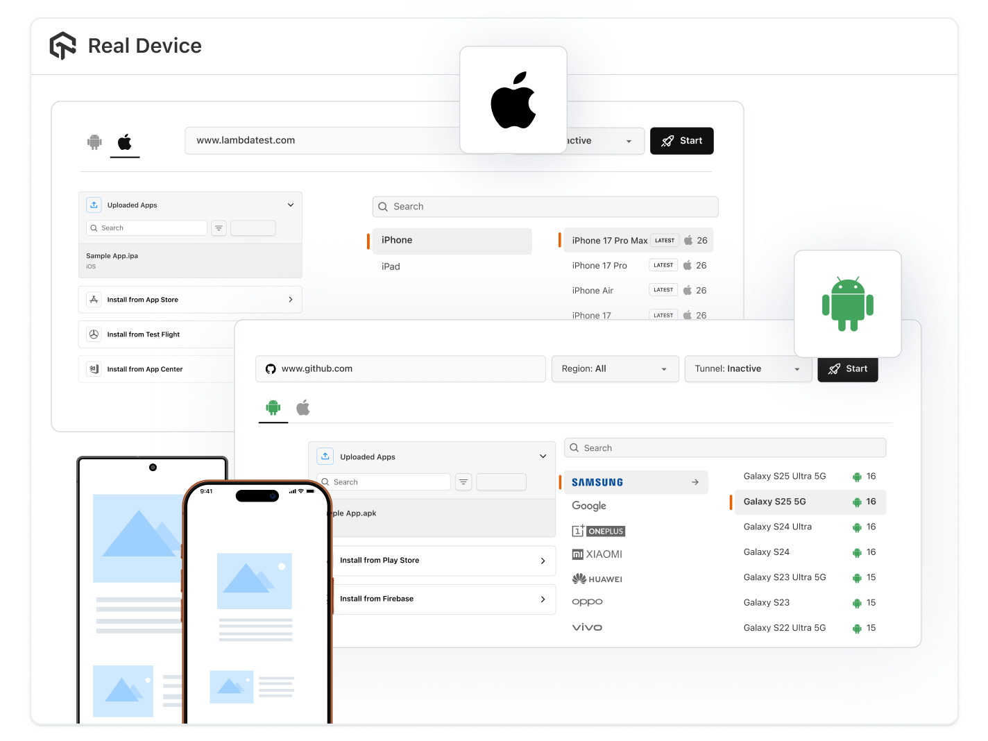 Real Device App Testing App Testing